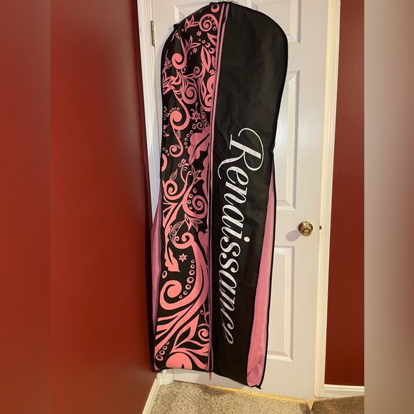 Gorgeous Rachel Allan Scallop Scoop-Neck High Slit Beaded Prom Gown - Picture 16 of 16